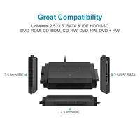 Farsining-adaptador IDE USB 3,0 a SATA IDE, convertidor de Cable de disco duro