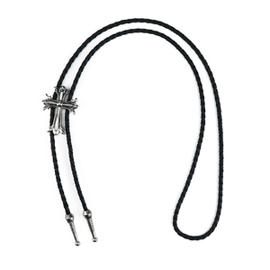 <span class=keywords><strong>Cravatta</strong></span> Bolo in Lega <span class=keywords><strong>di</strong></span> Rame e Pelle, Accessorio da Cowboy per Uomo, Stile Vintage Western con Logo Personalizzato - Product Image 4