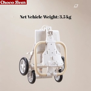 <span class=keywords><strong>Poussette</strong></span> bébé pliable légère en alliage d'aluminium de style nouveau avec roues à quatre directions, système de voyage pour les enfants de 6 mois à 3 ans - Product Image 3