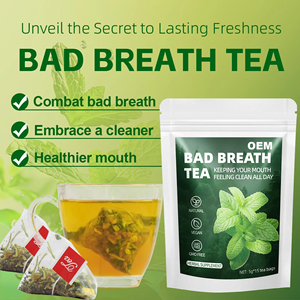 ชาดับกลิ่นปาก OEM สูตรสมุนไพรธรรมชาติ มัลเบอร์รี่ มิ้นท์ ชะเอมเทศ 15 ซองชา ซองละ 5 กรัม ให้ความรู้สึกสะอาดสดชื่นตลอดวัน ปราศจากส่วนผสมจากสัตว์และ GMO - Product Image 4