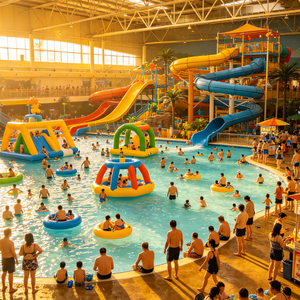 Structure de jeu aquatique en spirale pour centre de loisirs, toboggan aquatique personnalisé pour <span class=keywords><strong>piscine</strong></span> - Product Image 2