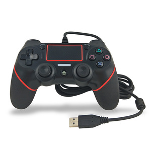 Toptan yüksek performanslı kablolu çift Vibrtation oyun denetleyicisi için PS4 <span class=keywords><strong>PS3</strong></span> için LED göstergesi <span class=keywords><strong>USB</strong></span> kablosu Joystick Gamepad/PC/TV - Product Image 3