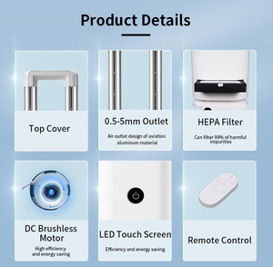 Le filtre à charbon actif Hepa Fan élimine les odeurs purificateurs d'air <span class=keywords><strong>silencieux</strong></span> portables - Product Image 4