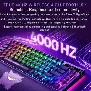 Clavier mécanique sans fil Razer Gengar Edition BlackWidow V4 Pro 75% avec touches remplaçables à chaud pour les joueurs PC - Product Image 3