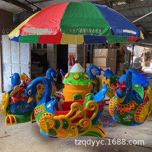 Vente directe usine : Manège rotatif extérieur 6 places pour enfants, équipement de loisirs pour enfants - Product Image 6