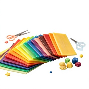 Cire à modeler naturelle multicolores en cire d'abeille pour enfants et tout-petits, fournitures artistiques, cire d'abeille non séchante pour artistes, emballage en vrac - Product Image 1