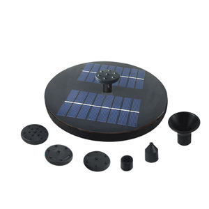 Solar <b>Floating</b> Fountain Pump JT160F 24V <b>Plastic</b> Rotary Low Pressure For Pool With Battery And Led Lights - Product Image 1