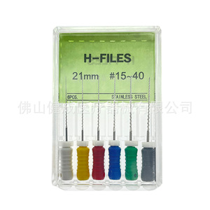 6 Limas K/H Más Vendidas para Tratamiento de Conducto Radicular, Material de Acero Inoxidable y Madera, Transfronterizo - Product Image 5