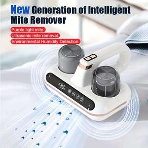 Équipement de dépoussiérage <span class=keywords><strong>sans</strong></span> <span class=keywords><strong>fil</strong></span> avec lumière UV 10000Pa Aspiration Portable Home Handheld Vacuum Mite Remover - Product Image 4