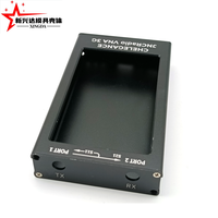 Boîtier en aluminium personnalisé pour analyseur de réseau vectoriel RF Nanovna F V3 1Mhz à 6Ghz pour le test des composants électroniques d'antenne