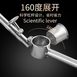 ที่บดกระเทียม สแตนเลส 304 แบบใช้มือ สำหรับครัว - Product Image 4