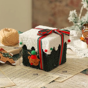 Offre Spéciale : Coffret Cadeau de Noël en Peluche – Adorables Ornements en Feutre avec Nœuds Décoratifs, Tissu Doux pour Décoration de Table et Maison - Product Image 6