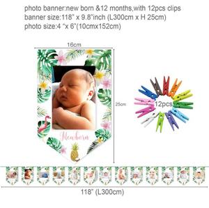 Bannière photo pour le 1er <span class=keywords><strong>anniversaire</strong></span> de bébé, garçon ou fille, 12 mois, je suis un(e) an(e), bannière pour photomaton, décorations de fête pour <span class=keywords><strong>mon</strong></span> <span class=keywords><strong>premier</strong></span> <span class=keywords><strong>anniversaire</strong></span>, enfants - Product Image 5