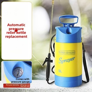 5L 8L Shoulder PE <strong>Pressure</strong> <strong>Sprayer</strong> with <strong>Pressure</strong> Gauge Garden Watering Spray <strong>Bottle</strong> for Cleaning Disinfection - Product Image 2