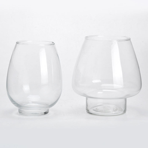 Pecera <span class=keywords><strong>de</strong></span> Vidrio Transparente con Base <span class=keywords><strong>de</strong></span> Madera, Mini Pecera, Florero Hidropónico, Florero para <span class=keywords><strong>Centro</strong></span> <span class=keywords><strong>de</strong></span> <span class=keywords><strong>Mesa</strong></span>, Dormitorio - Product Image 3