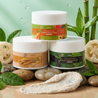 Gommage éclaircissant pour le visage à l'abricot WNU OEM avec acide salicylique pour exfolier les peaux mortes, nettoyer les pores et éliminer les points noirs, unisexe