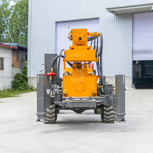 Giàn Khoan bánh xe 400m 300m 200m 100m khí nén nước giếng khoan thành phần bơm khoan đá - Product Image 5