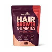 Gommes de croissance de cheveux de biotine avec du sodium et de la vitamine C disponibles en gros commandes en gros OEM ODM