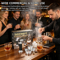 Kit de fumage de whisky en gros avec copeaux de bois et torche pour cocktails, bourbon, bar à domicile, fête, accessoires de bar créatifs OEM/ODM