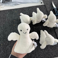 Peluche fantôme blanche super douce pour Halloween, jouet pour enfants, poupée fantôme, cadeau d'Halloween