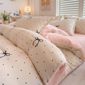 2025 Herfst/Winter Verdikte Hoge Grammage Wol Polyestervezel 11-delige Set Dierenprint Eenvoudige Stijl Ademende Kwaliteit - Product Image 1