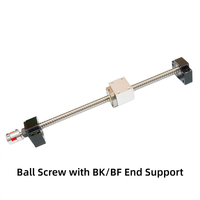 Support de vis à billes haute rigidité avec roulement |   Pièces CNC de qualité industrielle BK15 BF15 en acier chromé