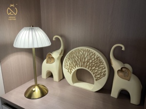 Không Dây Đèn Bàn Có Thể Sạc Lại Cảm Ứng LED Sang Trọng Lớn Bảng Đèn Cho Phòng Khách LED Ánh Sáng Ban Đêm - Product Image 3