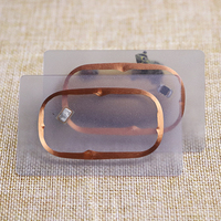 Cartes à puce magnétiques transparentes en PVC imprimées sur mesure, options de puce personnalisées, film laminé, épaisseur et taille personnalisées