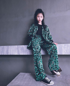 Nouvelle tenue pour <span class=keywords><strong>fille</strong></span> de style sud-coréen, petite tenue, petite robe, veste à imprimé léopard, défilé de mode, tenue parent-enfant - Product Image 5