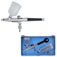 Royalmax — aérographe pour peinture, diamètre de buse 0.2mm/0.3mm/0.5mm, AB-131 pour le maquillage, outil pour tatouage et Art des ongles, pièces