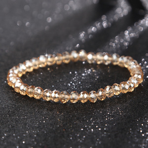 Venta directa personalizada <span class=keywords><strong>de</strong></span> la fábrica coreana, pulsera sencilla <span class=keywords><strong>de</strong></span> moda para mujer con <span class=keywords><strong>cristal</strong></span> <span class=keywords><strong>austriaco</strong></span> templado para regalo - Product Image 5