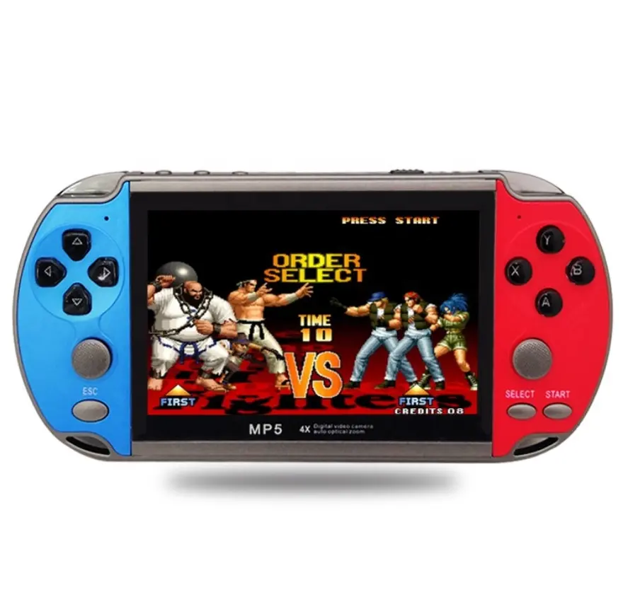 Newest Portable H-D game console X7 Factory Price 4.3 Inch Screen Game Consoles From 32 bit Memory free 8GB