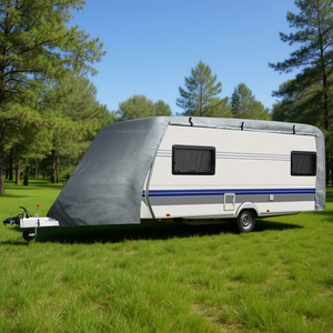 Housse de caravane grise L D0100HEXC9A, imperméable, rectangulaire, accessoires extérieurs pour camping-car, montage latéral, manuelle - Product Image 2