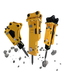 Martillo hidráulico de alta calidad, tipo de caja superior lateral, martillo hidráulico para romper rocas, martillo para retroexcavadora - Product Image 1