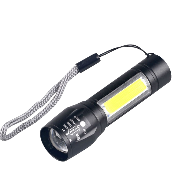 Mini Led USB Rechargeable Flashlight Bulk 3W LED COB Torch Led Flashlight