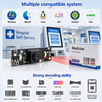 Módulo Escáner de Códigos de Barras 1D 2D QR OEM YUANAIDC, Motor Lector de Códigos de Barras CMOS Integrado para Máquinas de Boletos y Kioscos