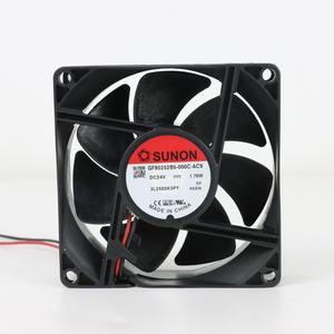 Ventilateur axial de refroidissement pour armoire et onduleur SUNON GF80252B5-000C-AC9, électrique, 80x80x25mm, 24VDC, 73mA, 1.76W, 3200RPM, 41.0CFM, à roulement à billes - Product Image 1