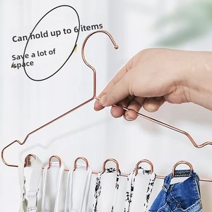 ราวแขวนเสื้อ<span class=keywords><strong>ผ้า</strong></span>โลหะทนทาน ดีไซน์ยืดหยุ่น ปรับแต่งได้ สำหรับ<span class=keywords><strong>ผ้า</strong></span>พันคอ เนคไท กระเป๋า ตะขอเกี่ยวเข็มขัด ชุดชั้นใน เสื้อกั๊ก <span class=keywords><strong>ตาก</strong></span><span class=keywords><strong>ผ้า</strong></span> - Product Image 4