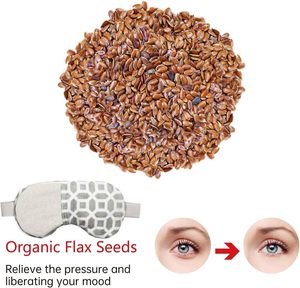 Masque oculaire chauffant/givrant 2-en-1, masque oculaire à chaleur humide, lavande et graines de lin, coussin pour les sinus, micro-ondable, pour les yeux secs, les styes, les douleurs sinusales et les maux de tête - Product Image 3