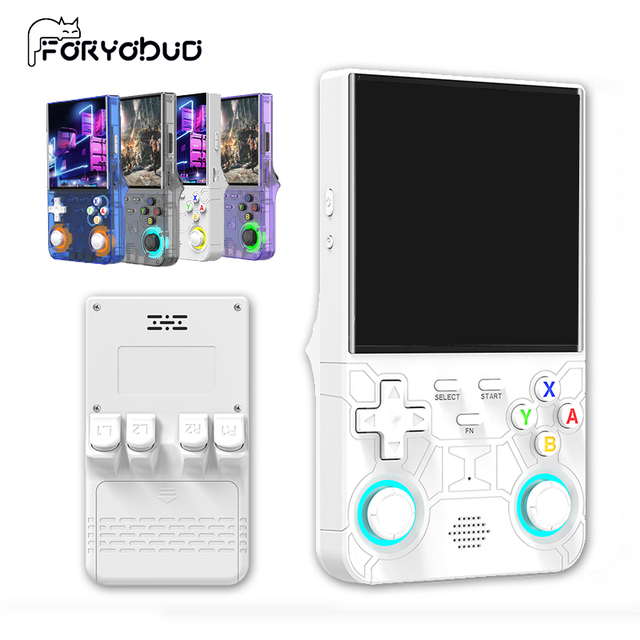 R36 Ultra Portable Retro Handheld Video Game Console Open Source Pocket Video Player 4.0Inch IPS Screen 2.4G up to 20000+Games