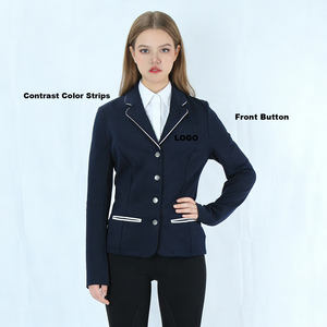 ARLAN Good Quality Show Sparkle Soft Women <b>Shower</b> <b>Proof</b> Riding Competition Brown Questrian Equestrian <b>Jacket</b> - Product Image 1