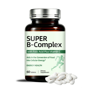 Vitaminas del Complejo B con Vitamina C y Ácido Fólico, Vitaminas para la Salud Inmunológica, Apoyo Energético, Estado de Ánimo y Rendimiento Cognitivo - Product Image 1