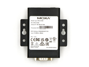 Moxa NPort 5150 เซิร์ฟเวอร์อุปกรณ์เชื่อมต่อแบบอนุกรม RS-232/422/485 แบบพอร์ตเดียว พร้อมพอร์ตอีเธอร์เน็ต 10/100M RJ45 - Product Image 2