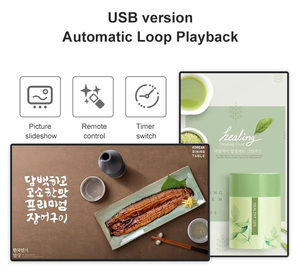 Hợp thời trang chất lượng cao nhà hàng LCD hiển thị với màu sắc phục hồi 4k siêu hẹp <span class=keywords><strong>Wall</strong></span> Mount kỹ thuật số biển 1000nits Bảng <span class=keywords><strong>menu</strong></span> - Product Image 6