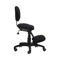 Chaise de bureau ergonomique pivotante à hauteur réglable en tissu moderne de haute qualité, design le plus populaire 2025, base en nylon DIN 4550