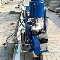 Machine de marquage routier montée sur camion, peinture à froid avec grande capacité de réservoir pour le traçage sur de longues distances
