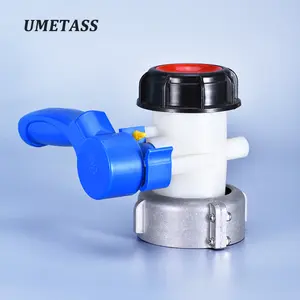 High Quality Acid Alkali food grade Oil Rrsistance pvc For IBC Shydraulic Directional Plastic Water Level Control ball Valve