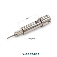 Kit de pince de câble en cuivre réglable prix d'usine luminaire vis panneau câble Suspension filetage extérieur pince de câble