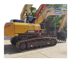 Macchine movimento terra ufficiali dell'escavatore cingolato SANY SY205H di seconda mano in buone condizioni 20 ton sy205h escavatore usato in vendita