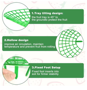 Support de sol moderne pour plantes de fraises, cadre de protection anti-ternissement et anti-éboulement, outil de culture pour jardinage - Product Image 3